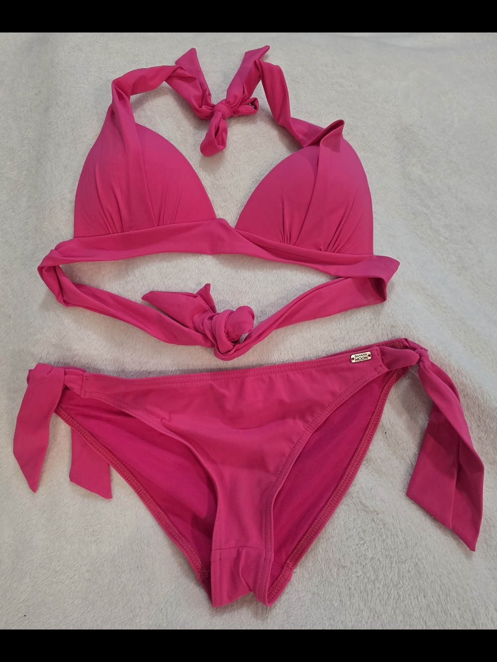 Banana Moon Size 36 Or Size S Hot Pink Tie-Back Bikini